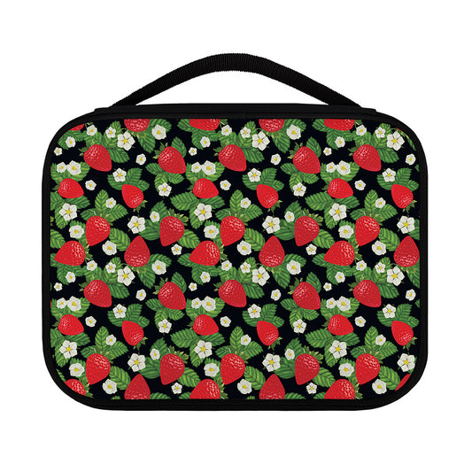 Strawberry And Flower Pattern Print Classic Bible Case