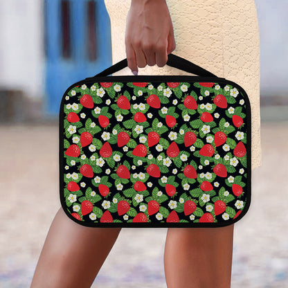 Strawberry And Flower Pattern Print Classic Bible Case