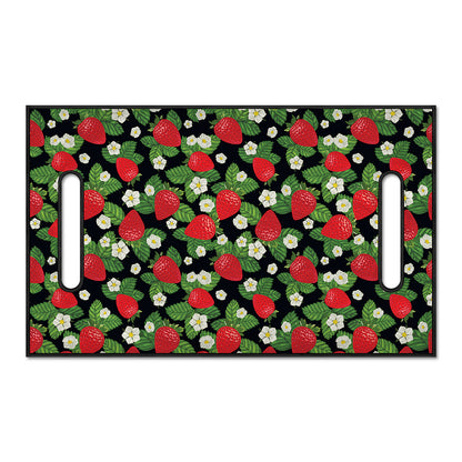 Strawberry And Flower Pattern Print Golf Cart Seat Cover
