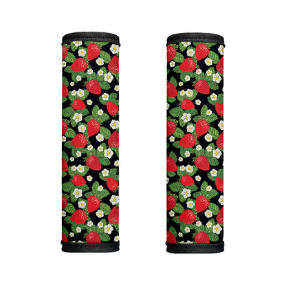 Strawberry And Flower Pattern Print Handle Covers