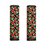 Strawberry And Flower Pattern Print Handle Covers