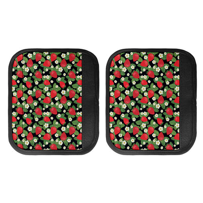 Strawberry And Flower Pattern Print Handle Covers