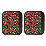 Strawberry And Flower Pattern Print Handle Covers
