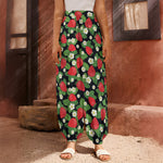 Strawberry And Flower Pattern Print Harem Pants