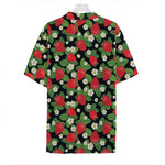 Strawberry And Flower Pattern Print Hawaiian Shirt