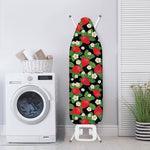 Strawberry And Flower Pattern Print Ironing Board Cover