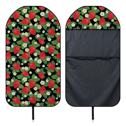Strawberry And Flower Pattern Print Waterproof Car Seat Cover