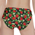 Strawberry And Flower Pattern Print Women's Panties