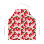 Strawberry Fruit Pattern Print Adjustable Apron
