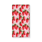 Strawberry Fruit Pattern Print Baby Crib Sheet