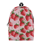 Strawberry Fruit Pattern Print Backpack