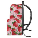 Strawberry Fruit Pattern Print Backpack