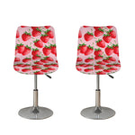 Strawberry Fruit Pattern Print Bar Stool Covers
