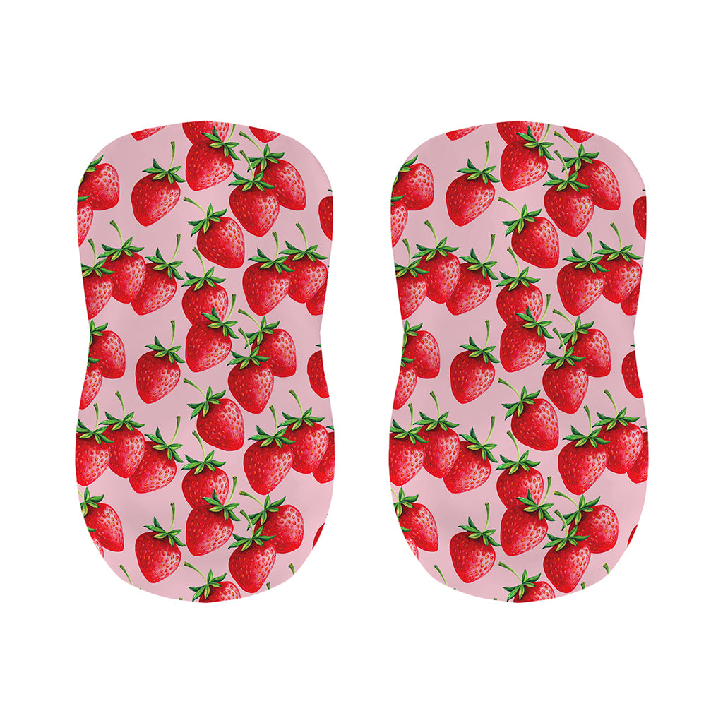 Strawberry Fruit Pattern Print Bar Stool Covers