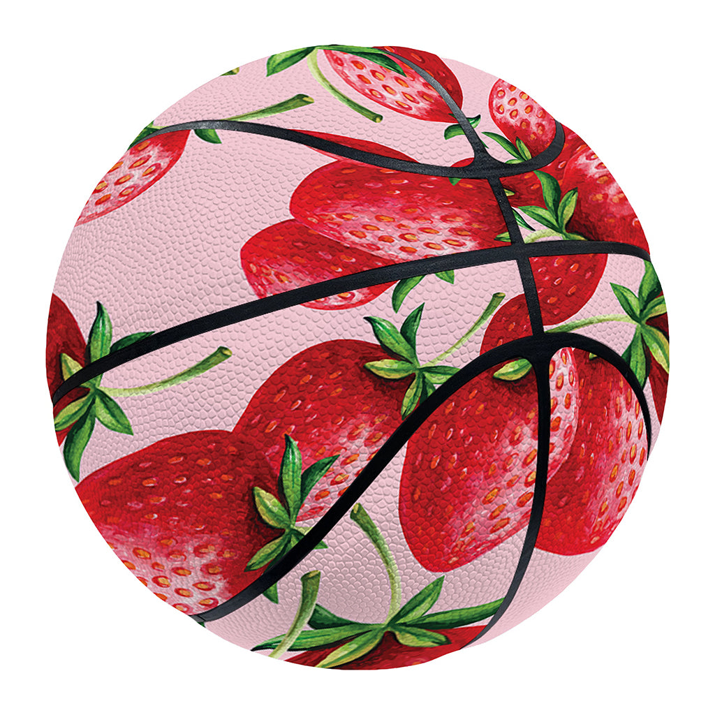 Strawberry Fruit Pattern Print Basketball