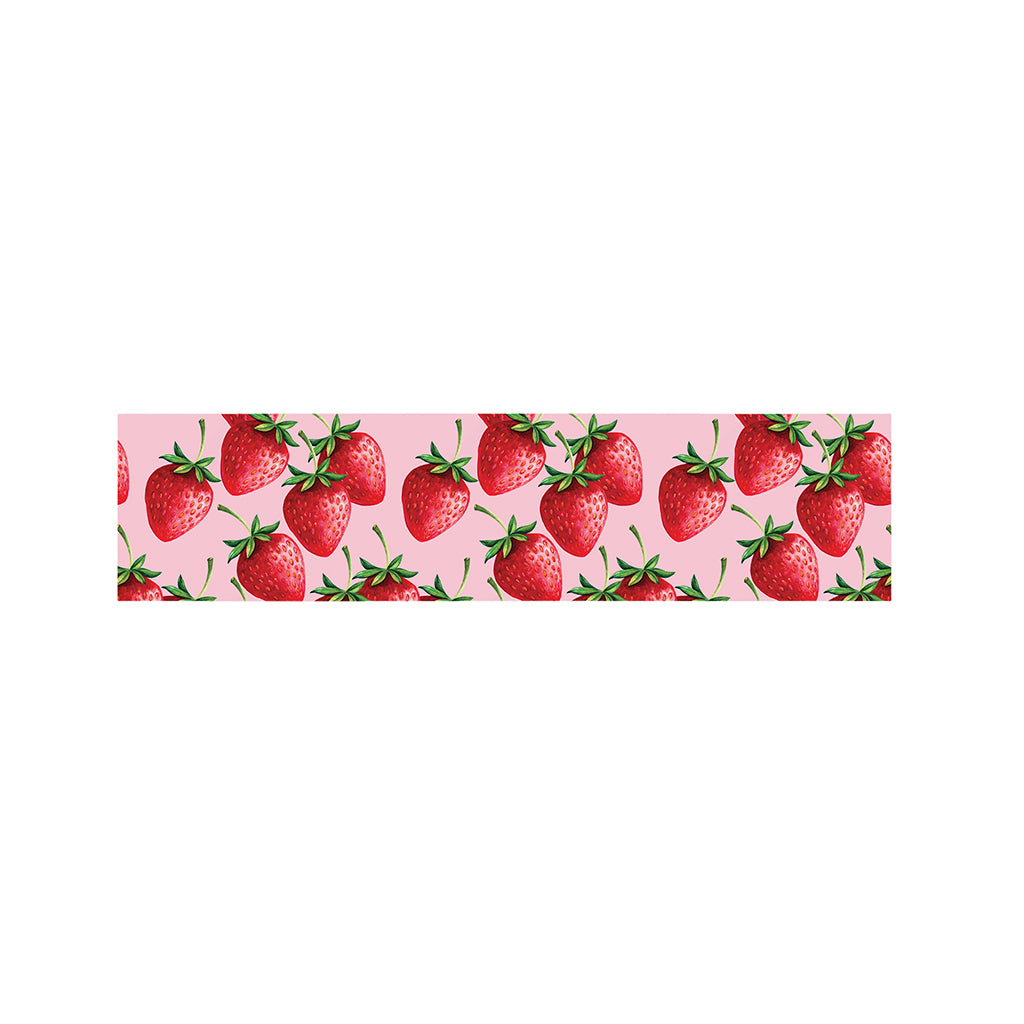 Strawberry Fruit Pattern Print Bed Runner