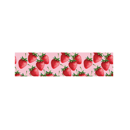 Strawberry Fruit Pattern Print Bed Runner