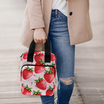 Strawberry Fruit Pattern Print Bible Tote Bag