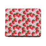 Strawberry Fruit Pattern Print Bifold Wallet