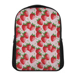 Strawberry Fruit Pattern Print Casual Backpack