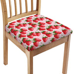 Strawberry Fruit Pattern Print Chair Cushion Cover