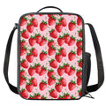 Strawberry Fruit Pattern Print Crossbody Lunch Bag