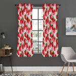 Strawberry Fruit Pattern Print Curtain