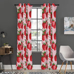 Strawberry Fruit Pattern Print Curtain