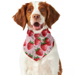 Strawberry Fruit Pattern Print Dog Bandana