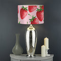 Strawberry Fruit Pattern Print Drum Lamp Shade