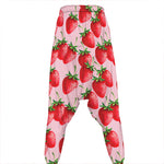 Strawberry Fruit Pattern Print Hammer Pants