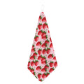 Strawberry Fruit Pattern Print Hand Towel