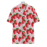 Strawberry Fruit Pattern Print Hawaiian Shirt