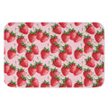 Strawberry Fruit Pattern Print Indoor Door Mat