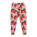 Strawberry Fruit Pattern Print Jogger Pants