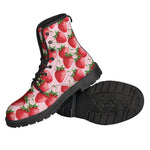 Strawberry Fruit Pattern Print Backpack