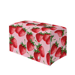 Strawberry Fruit Pattern Print Leather Tissue Box Cover