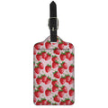Strawberry Fruit Pattern Print Luggage Tag