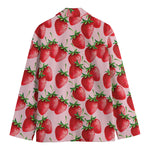 Strawberry Fruit Pattern Print Men's Blazer