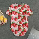 Strawberry Fruit Pattern Print Men's Bodysuit