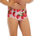 Strawberry Fruit Pattern Print Men's Briefs