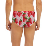 Strawberry Fruit Pattern Print Men's Briefs