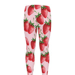 Strawberry Fruit Pattern Print Men's leggings