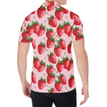 Strawberry Fruit Pattern Print Men's Shirt