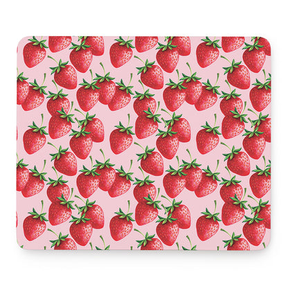 Strawberry Fruit Pattern Print Mouse Pad