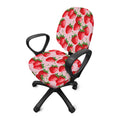 Strawberry Fruit Pattern Print Office Chair Cover