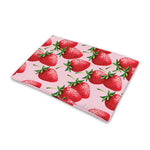 Strawberry Fruit Pattern Print Pet Cooling Mat Cover