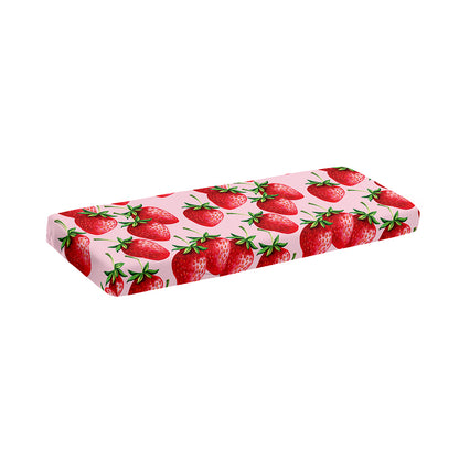 Strawberry Fruit Pattern Print Piano Keyboard Cover
