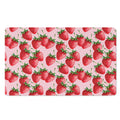 Strawberry Fruit Pattern Print Polyester Doormat