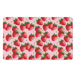 Strawberry Fruit Pattern Print Polyester Doormat